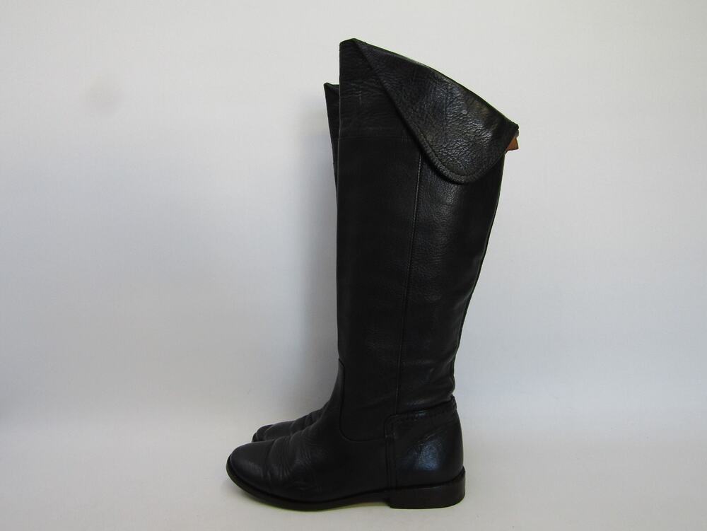 Frye Womens Size 8 B Black Leather Knee High Fashion Boots